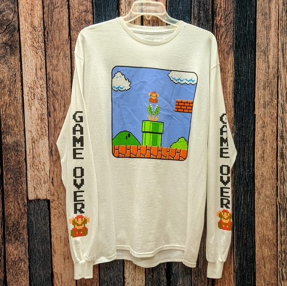 Nintendo Other - Game Over Long Sleeve Tee